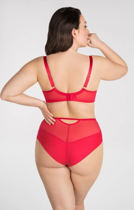 Gorsenia K 828 Crazy Heart мек сутиен - червен