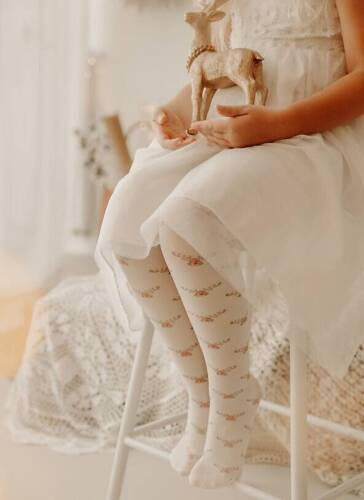 Y 5111 Rudolf Момичешки чорапогащник Fiore-gardenia