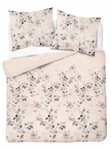 5084 B Домашен сатен Сатен спално бельо, крем Detexpol клонки