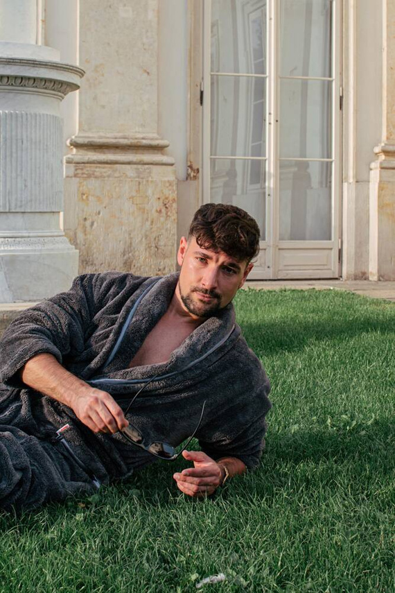 716 Мъжки халат Rafael De lafense - графит