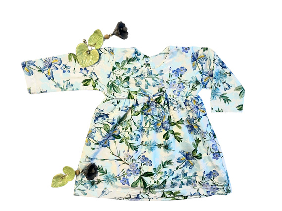 Рокля за момиче Mamatti SU070 – 100% памук | Удобни и леки | Полско производство