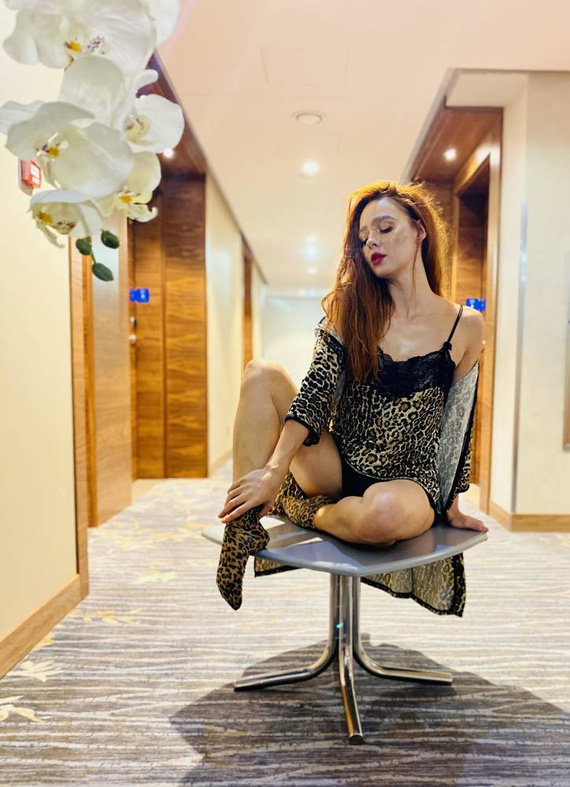 463 Neva Дамска пижама De lafense - кафяв камуфлаж