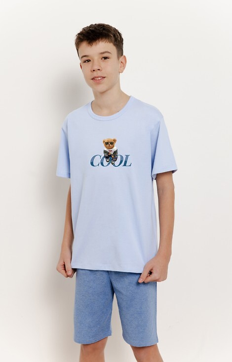 3405 Момчешка пижама Lucas Taro - синя