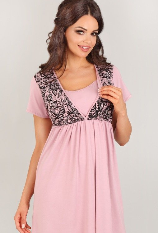 3006 MK Нощна риза за бременни и кърмачки Lupoline