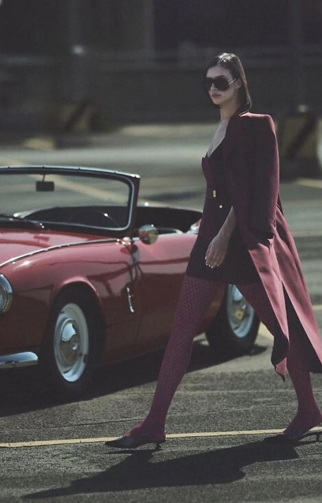 1233 Чорапогащник Cherie Gabriella 60 дение бордо – сърце, 3D