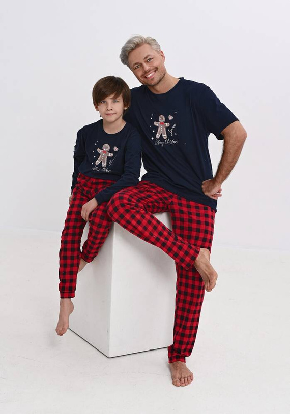 Пижама за момчета Matt Kids Sensis - тъмносиня