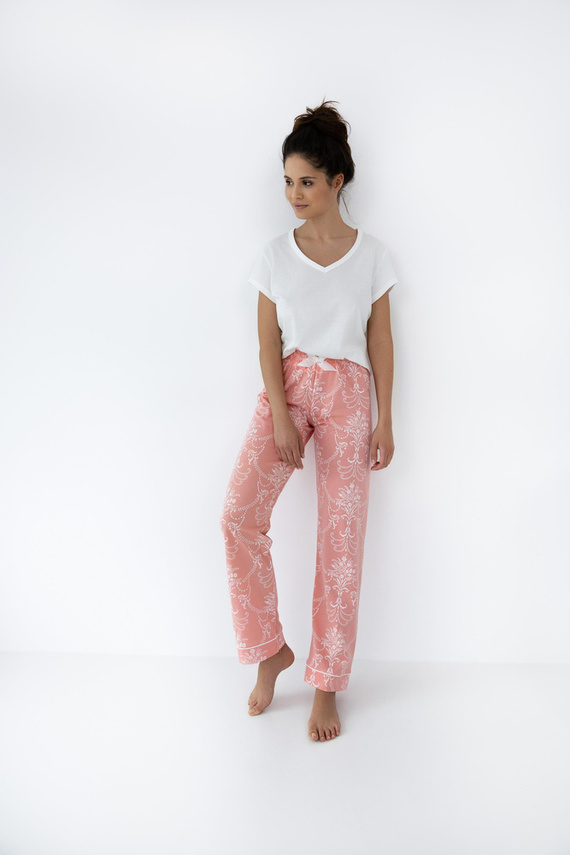 Дамска пижама Kalina Sensis - екрю-сьомга