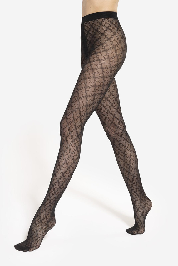 Чорапогащник Arabesca 06 Gatta – 40 den, декоративен десен, мат