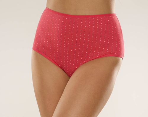 018 Sara De lafense бикини с висока талия - малинови точки