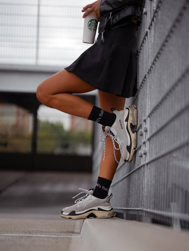 0200-125 Дамски чорапи 90's Baby Milena - черни