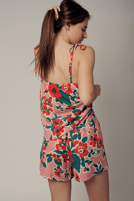 PRE-0067/00S Дамска пижама Ina Leaves Pretilo