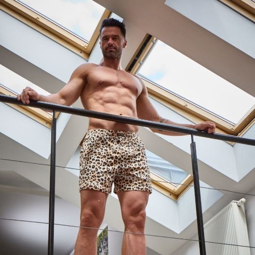 001/181 011/181 Мъжки боксерки Cornette Classic – Леопардов принт | Комфорт и стил