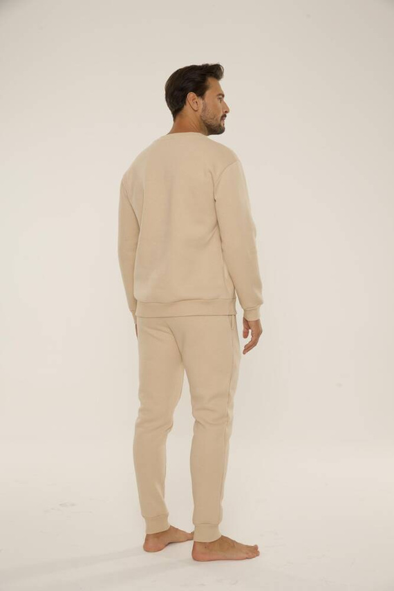 813 Indigo Мъжки спортен костюм от De Lafense - пясъчен