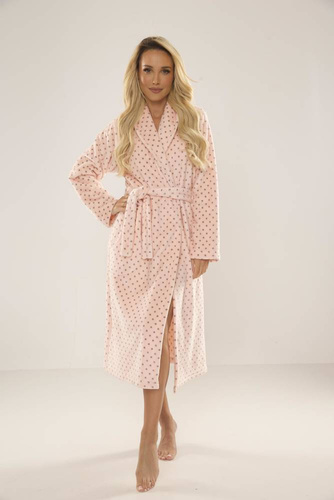 548 Мелани Дълъг дамски халат Forex - сьомга 