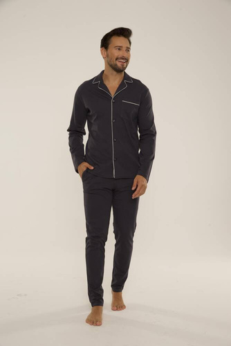 729 Norberto Мъжка пижама De Lafense - графит