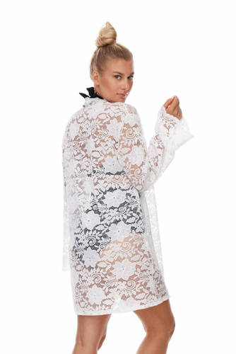 Lanzarote Парео халат за баня Lupoline-бял