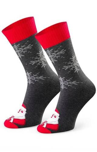 Art.136 Мъжки коледни чорапи Steven - 149 графит