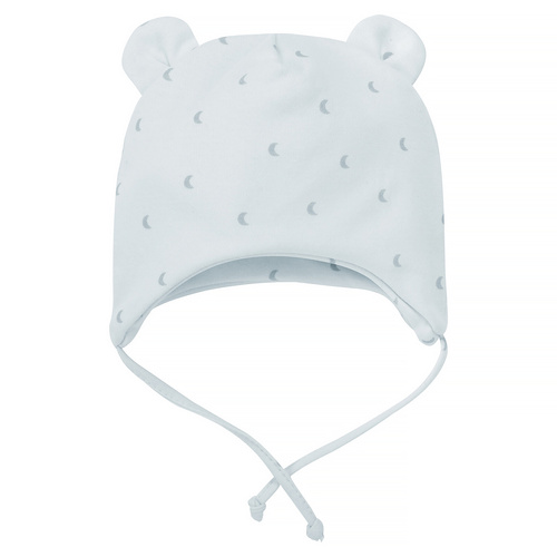 Hello Pinocchio вързана бебешка шапка - синя