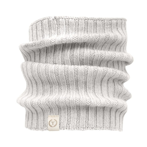 Шал Yosoy от кремава меланж мериносова вълна – за деца, термоактивен и хипоалергенен