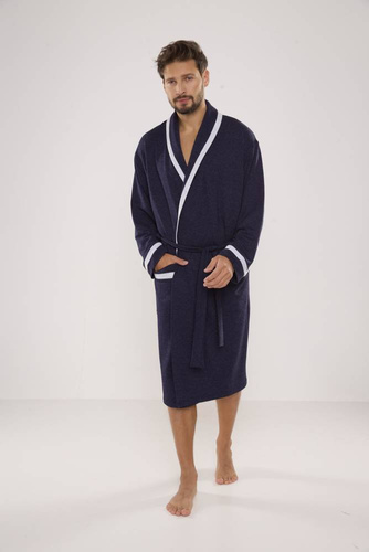 564 Мъжки халат Bruno De Lafense - деним