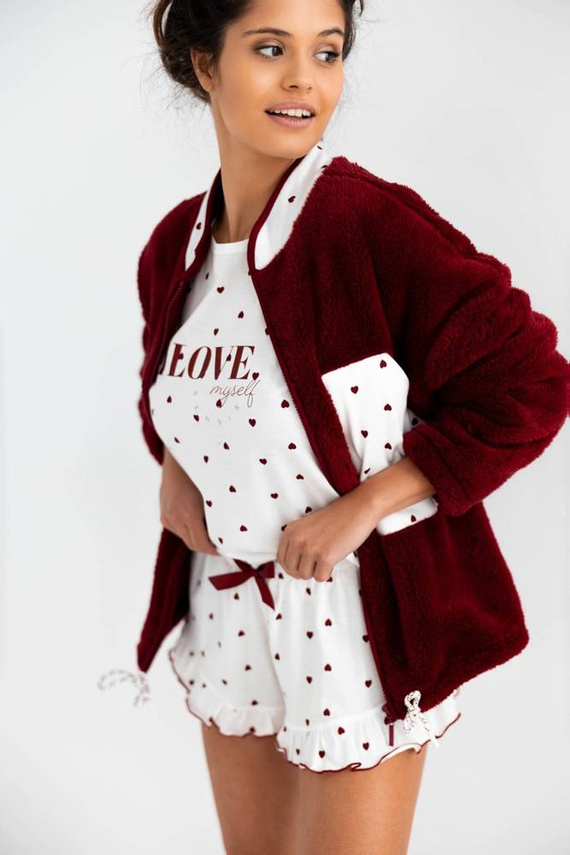 Дамски суитчър Simonette Sensis - бяло бордо