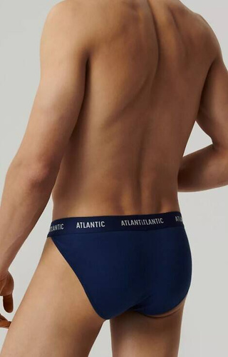 3MP-1576 A'3 Мъжки слип Atlantic - тъмносин-каки