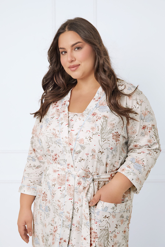 Solita Дамски халат за баня Италианска мода - печат