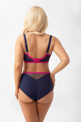 Gorsenia G022 Savina Сутиен Soft за голям бюст с бродерия и силно повдигане