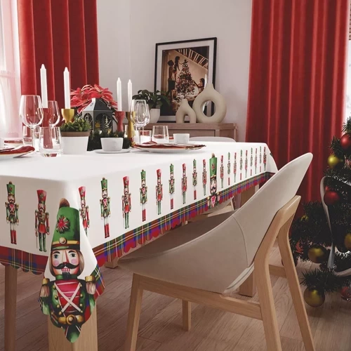 PBN279 Лешникотрошачки Коледна покривка Marquisette