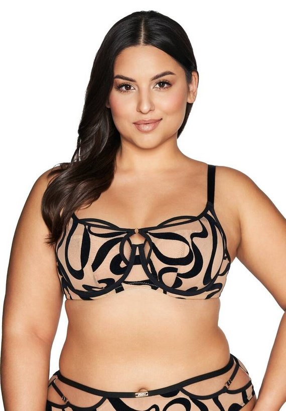 2125 Мек сутиен Ava - бежов