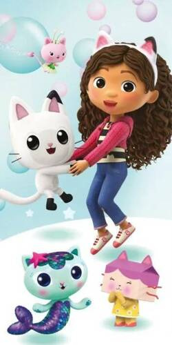 Котешка къща Плажна кърпа Jerry Fabrics синя