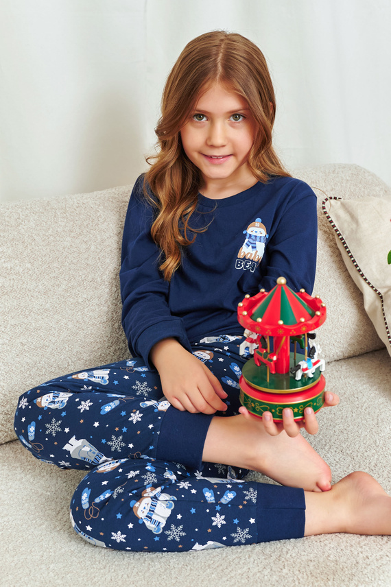 7339 Детска пижама Doctor Nap Cozy Bear - 100% памук, унисекс