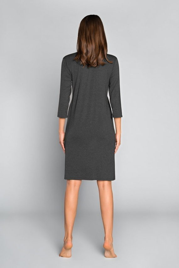 Italia Fashion бременност и кърмене 3/4 ръкав sonata - тъмен меланж/зелено 