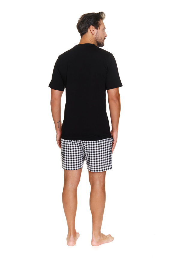 7214 Мъжка пижама Doctor Nap - черна