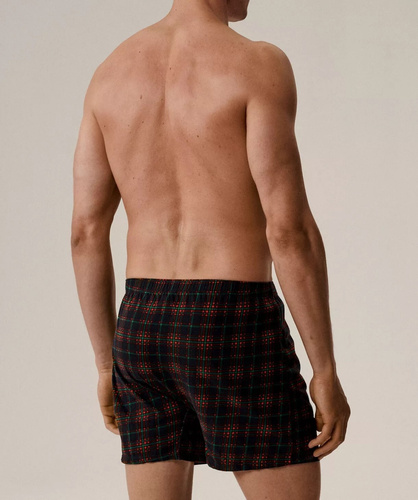 2GMB-013 Атлантически зелено-тъмносини боксерки – Мъжки памучни боксерки в кутия от 2