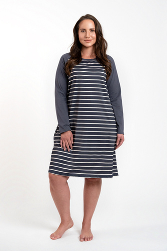 Нощница Oda Италианска мода - графитен принт