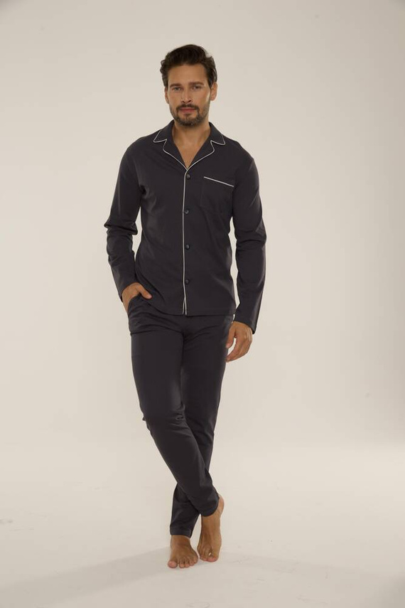 729 Norberto Мъжка пижама De Lafense - графит