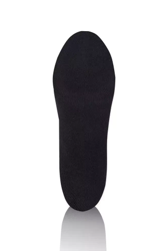 S150D Дълги чорапи от половин хавлия Италианска мода - черни