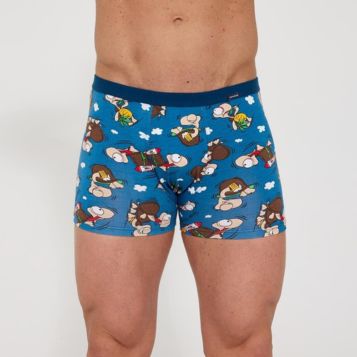 Cornette Tattoo 280/258 Chillout 2 – мъжки сини памучни боксерки