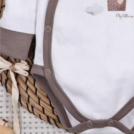 Боди Nini Balloon Friends 100% органичен памук, произведено в Полша