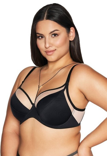 2136 Мек сутиен Ava - черен 