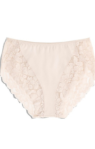 ADC89 Дамски гащички Midi Cotonella - пудрово розово/циприя