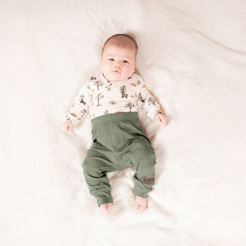 218016 Памучен панталон Yogi Bear Nicol – рипсиран, зелен