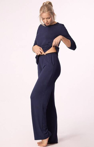 Пижамен панталон Margot Mix&Match Nipplex - тъмносин