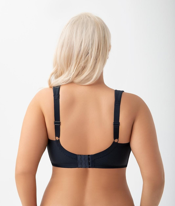 Мек сутиен с презрамки K 973 Nela Gorsenia navy blue - удобен сутиен за пълен бюст