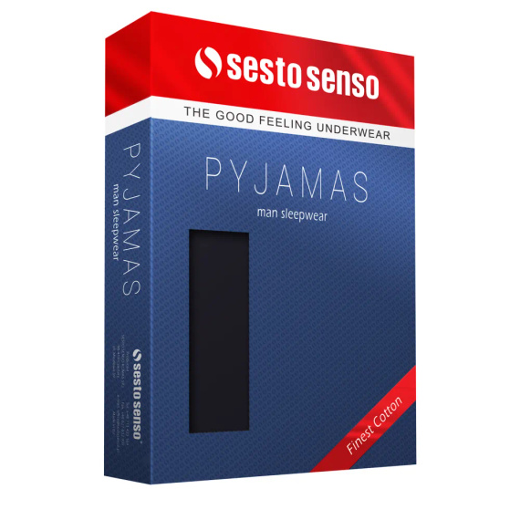 Sesto Senso 2723/02 Latte Мъжка памучна пижама къса 100% памук
