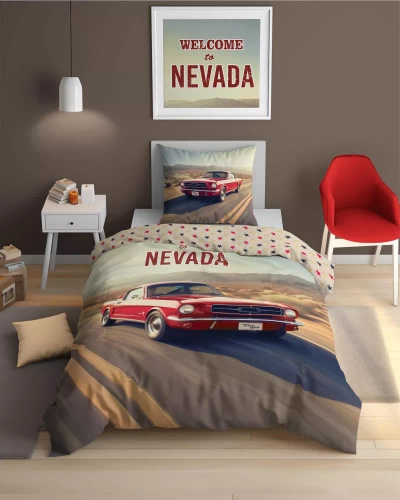 5210 A Fluo 40 Светещо в тъмното памучно спално бельо Detexpol car