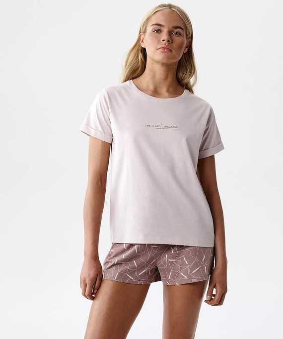 Atlantic NLP-508 дамска пижама 100% памук къс ръкав