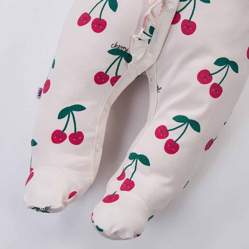 Бебешки гащеризон Eevi Cherry с крачета памук мек удобен