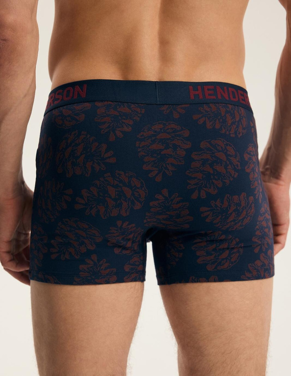 Мъжки боксерки Henderson 45486 Fawn 2 броя, памучни с широка ластична лента с лого